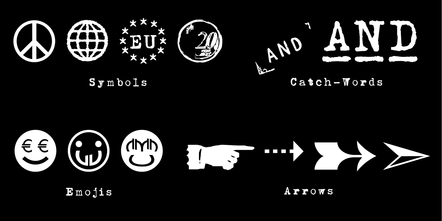 Euro Icon Kit Symbols